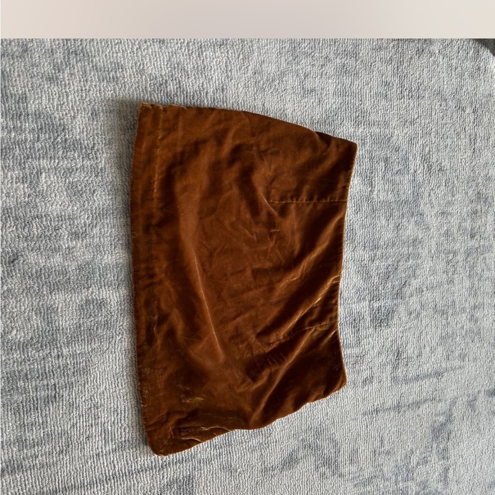 Free People Gold Mini Skirt - Picture 4 of 5
